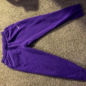 Purple Nike sweats